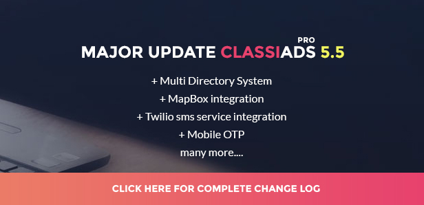 Classiads - Classified Ads WordPress Theme 66 change-log